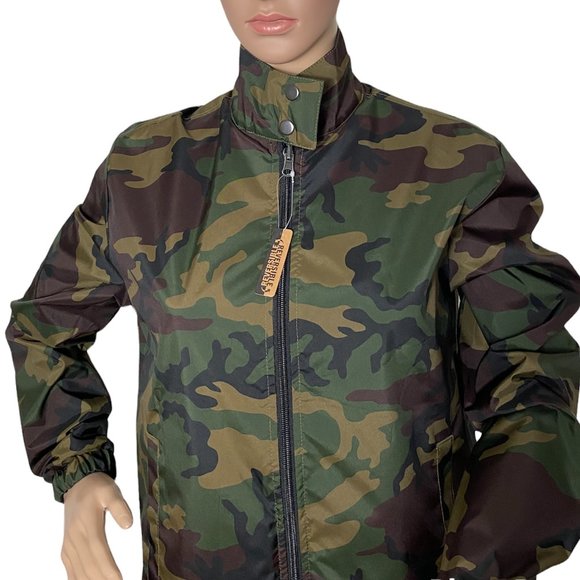 Vans Sport Check Reversible Jacket Black Casual Camo Women's Size XS VN0A4SB2BLK - Picture 10 of 12